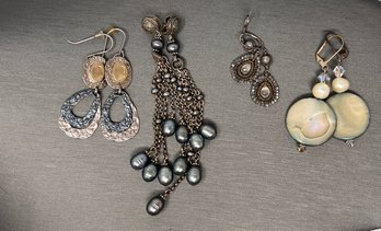 Collection Of Sterling Earrings