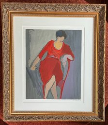 Itzchak Tarkay - Loneliness - Serigraph On Paper With COA