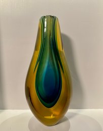 Murano Sommerso Tear Drop Vase