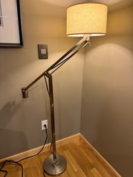 Contemporary Chrome Floor Lamp