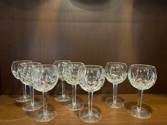 Set Of Eight Waterford Crystal Stems