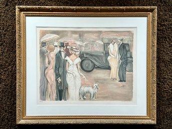 Isaac Maimon B.1951 Champs Elysees C. 1975 Signed And Numbered With COA