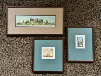 Group Of Watercolors - Signed