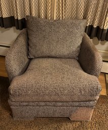 Vintage Upholstered Armchair - As Is