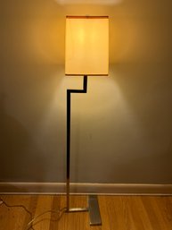 Contemporary Chrome Floor Lamp