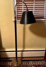 Faux Lizard And Brass Floor Lamp