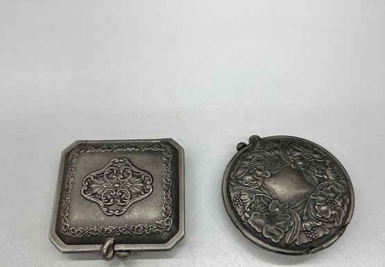 68. Victorian Silver Compacts (2)