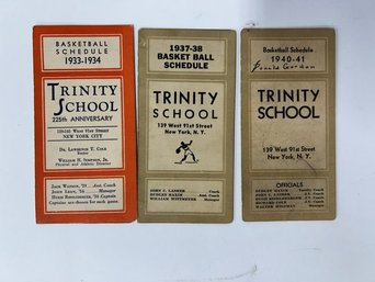 65. Trinity School NY Sports Schedules 1933-1941 (3)
