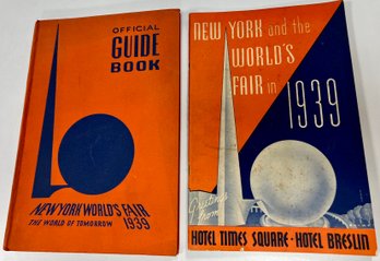 97. 1939 New York World's Fair Tourist Travel Book And Official Guide Book (2)