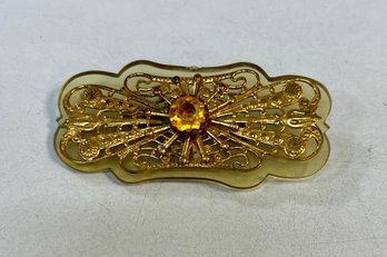 13. Vintage Filigreed Brooch