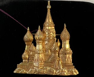 16. Vintage JJ Artifacts St. Basils Cathedral Brooch