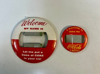 32. Rare Coca-cola Name Tags (2)