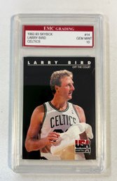 8. Larry Bird Trading Card