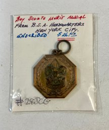 28. Antique Boy Scouts Of America Merit Medal