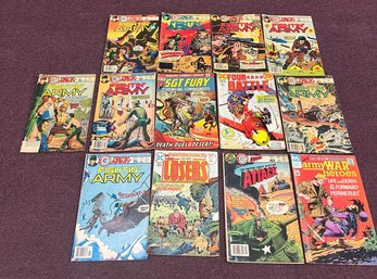 22. Collectors Mixed Lot Of Fighting Army Comic Books With Others (13)