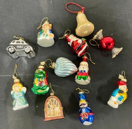 27. Vintage Lot Of Figural Christmas Ornaments (12)