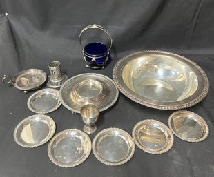 40. Antique Collectors Lot Of Silver Plate Dishes (12)