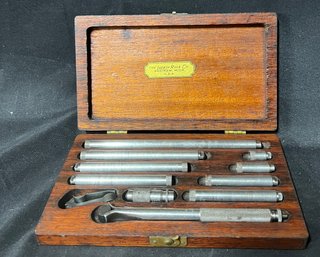57. Lufkin Micrometer Set In Wooden Box
