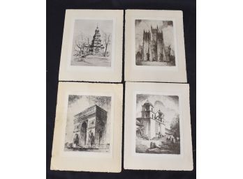 111. A. H. Mettel Prints From Engravings (4)