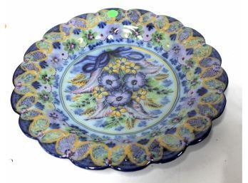 69. Portuguese Art Pottery Plate