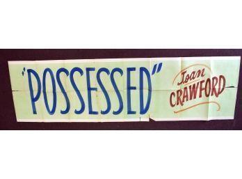 38. 1924 Movie  Banner Possessed