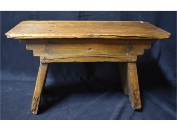 180. Antique Fork Art Bench