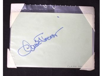 33. Claire Trevor Autograph