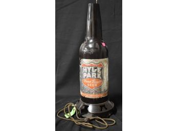 21. Hyde Park Beer Bottle Lamp