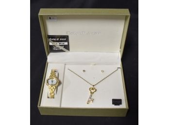 117 Cote D'Azure Watch, Necklace & Earrings