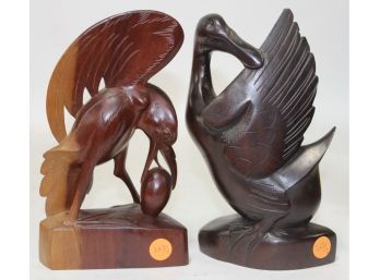 70. Indonesian Wood Carvings Of Birds (2)