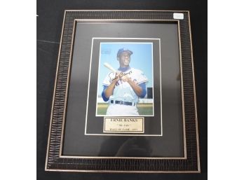 84. Ernie Banks Signed Photo