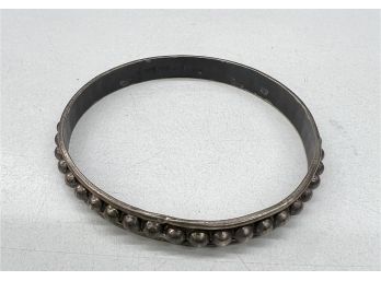 10. Mexican Sterling Silver Bangle Bracelet