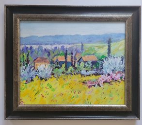 Original  Acrylic Painting From Gallery Carole Solomon  ' Landscape '