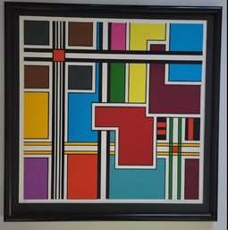 Original Silkscreen' Broadway Metric' By Graphic Tape Artist RICHARD SPINNER