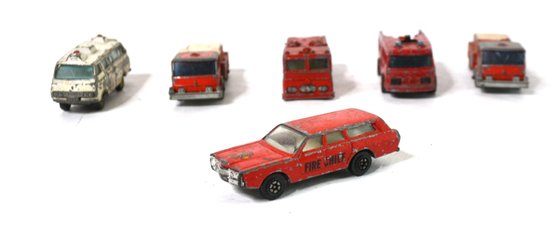 Collection Of Vintage Fire Trucks