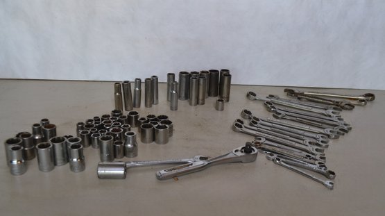 Large Variety Of S-K, Craftsman Deep Sockets1/2' & 3/8'drive 12 Point Wrenches & MORE