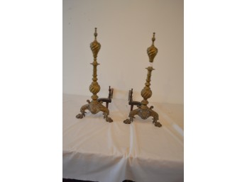 Brass Coated Cast Log Holders