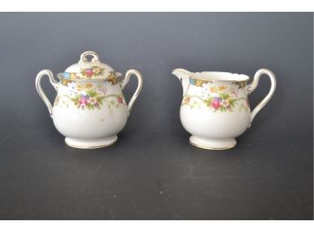 Sugar And Creamer Fine Bone China By Shelley