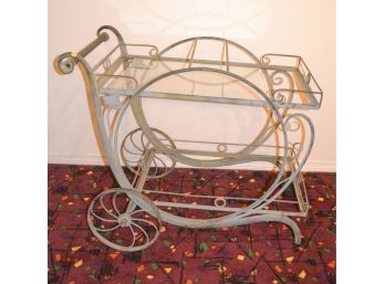 Vintage Iron Tea Cart