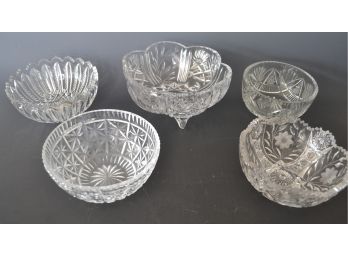 Cut Glass Bowl Lot