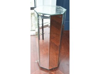 Octogon Shaped Mirror Pedestal