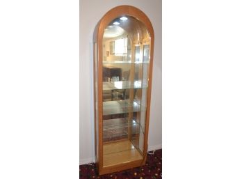 Phillip Reinisch Curio Lighted Glass And Mirror Display Case