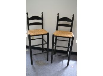 Pair Of Wicker Barstools