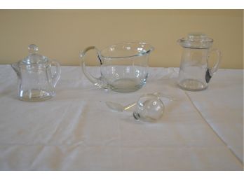 Assorted Glass Small Pitcher/Creamer Lot