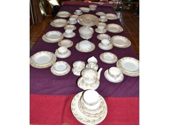 Vintage Latona China - Taylor Smith & Taylor Eight Place Setting Of Plus Serving Sets And Extras