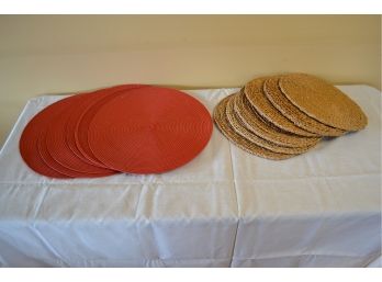 Two Sets Of Place Mats