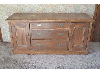 Large Vintage Wood Dresser