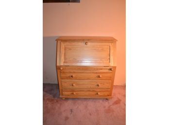 Solid Wood Secretary Desk