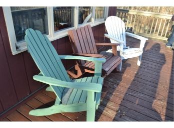 3 Assorted Outdoor Chairs