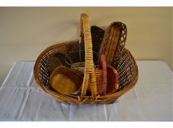 Lot Of Seven Baskets